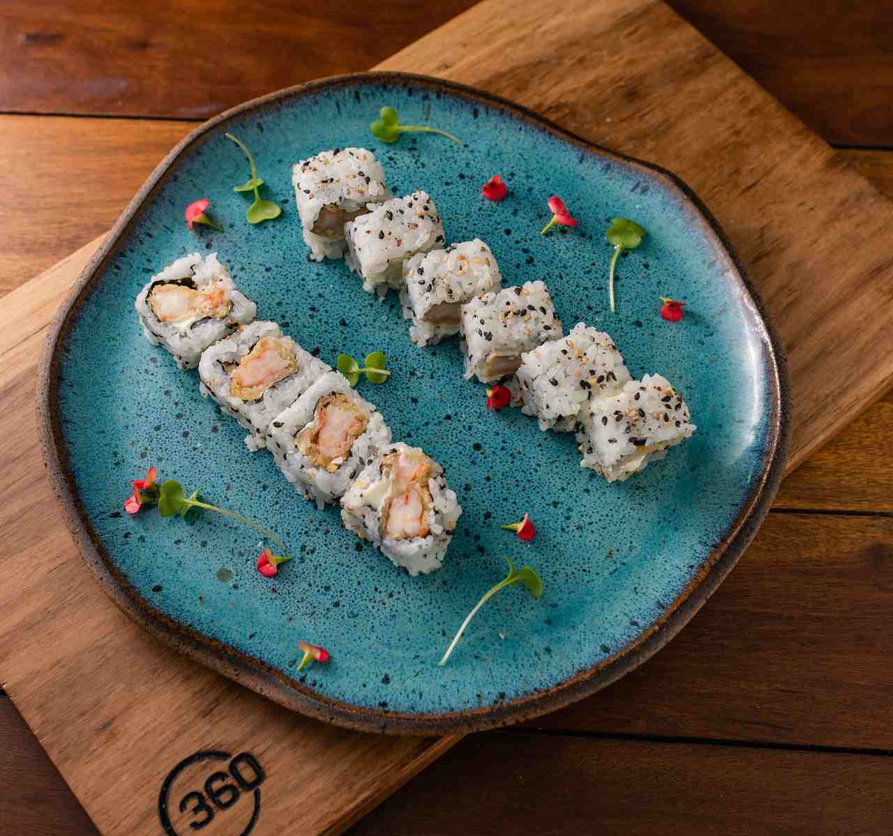 Uramaki Camarão no Panko
