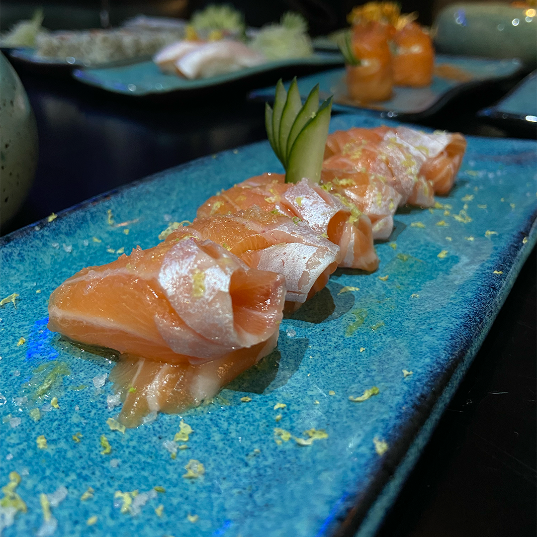 Sashimi Barriga de Salmão