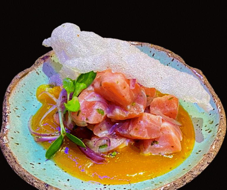 Ceviche Salmão Nikkei